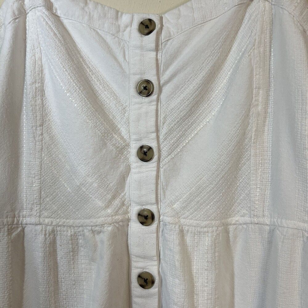 Universal Thread White Button-Down Dress - Picture 3 of 7